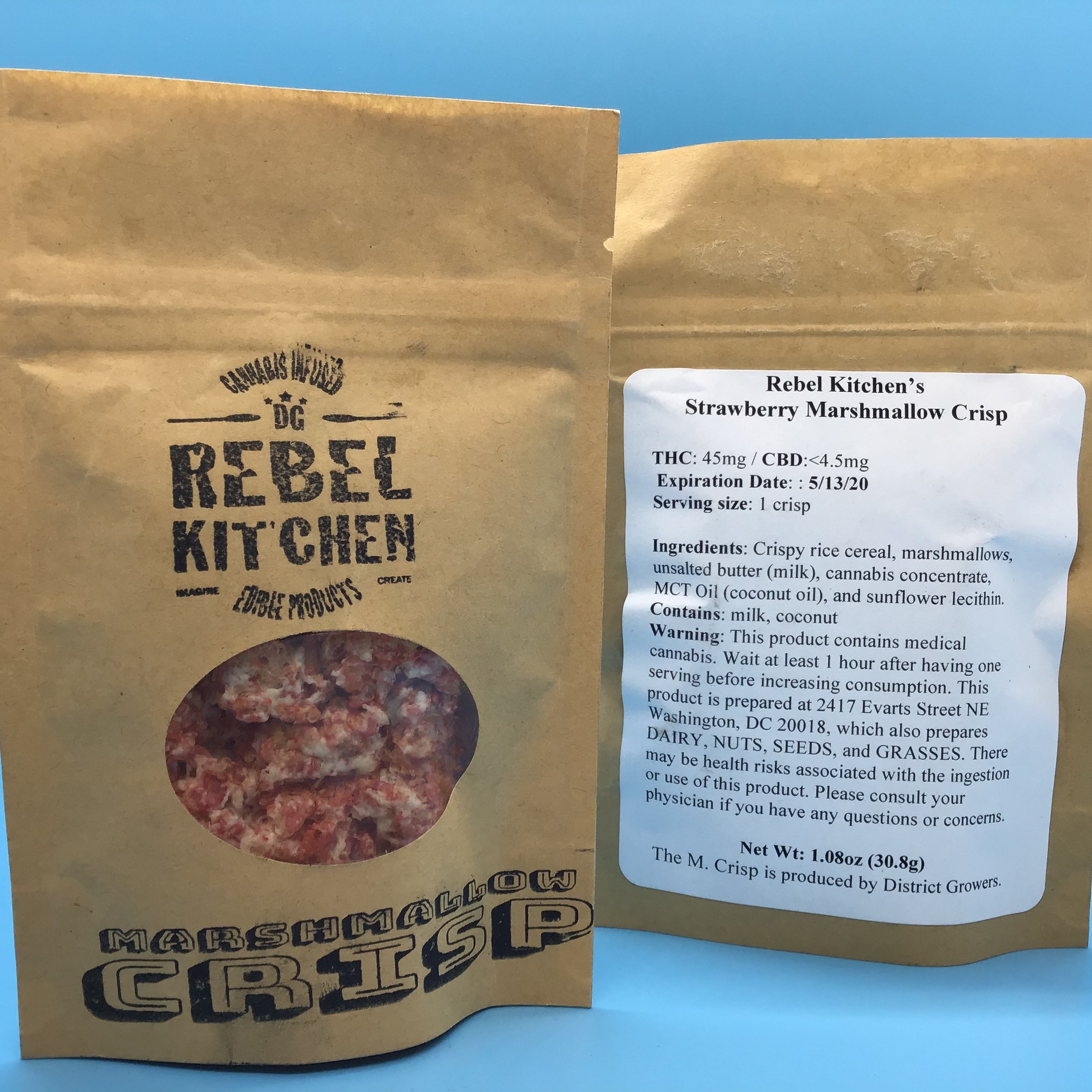 Strawberry Marshmallow Crisp 45mg Leafly